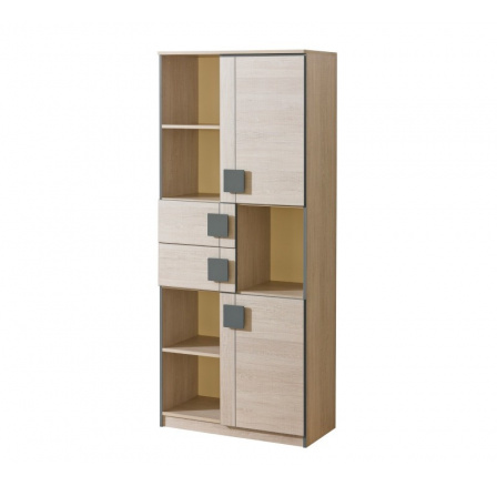 "GUMI" G2 rendszer (2D 2S polc) - Szín: hamuszürke "GUMI" G2 rendszer (2D 2S polc) - Szín: hamuszürke
