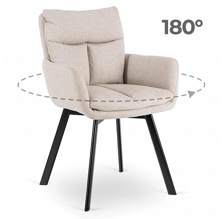 Krzesło Obrotowe CORTADO Beżowe