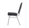 SOL bankett szék fekete-ezüst