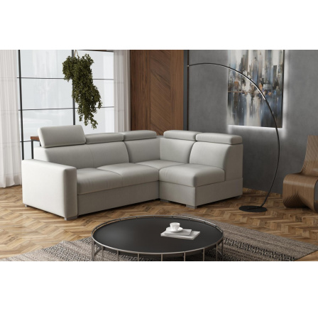 Sedací souprava Petrit VI pravá Paros světle šedá