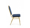 Étkezőszék K66, kék/arany