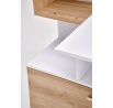Íróasztal MISO, Fehér/Artisan Tölgy