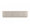 VESPER RTV 187 4D - cashmere mdf / cashmere / złote uchwyty / cokół