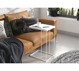 Segédasztal DRU Fehér+Fehér