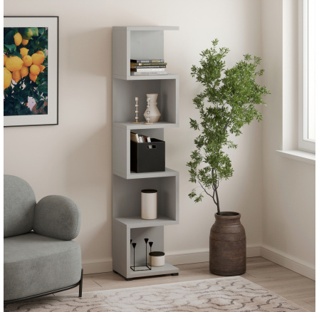 MORTEN Polc Szürke+Szürke