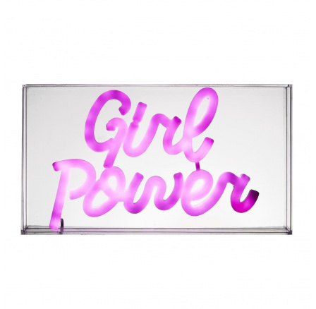 Lámpa Girl Power Neon Led