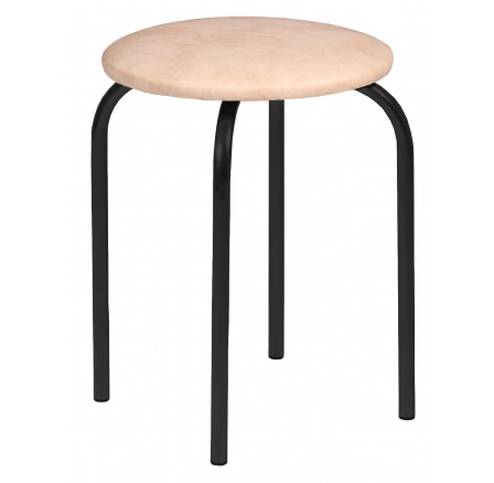 Bézs szék - fekete keret Chico 2