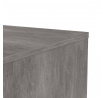 Komoda SIMPLICITY 236, Beton/Bílý lesk