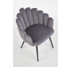 Étkezőszék K410, szürke bársony