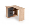 BEGA íróasztal, Artisan Tölgy/Grafit UNI