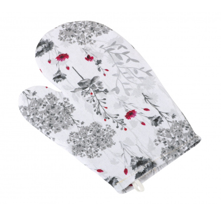 Kuchyňská chňapka větvičky šedé