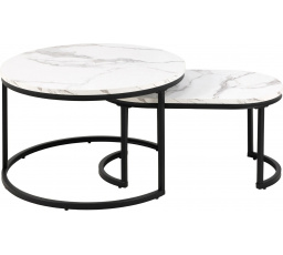 Spiro fehér ovális asztalkészlet