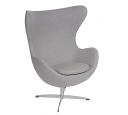 Tojás fotel hamuszürke 129 Prémium