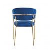 Velvet szék kék K4-FX