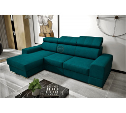 NAROŻNIK ROYAL MINI 260×160 - lewa , Odcienie turkusu