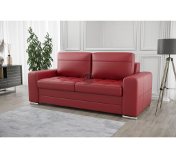 SOFA VERONA IV 205 CM SKÓRA NATURALNA - Skóra czerwona