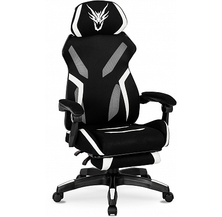Fotel Obrotowy Gamingowy MAXIMO Czarny/Biały