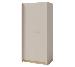 ALESSIO AE 3 ruhásszekrény, Bézs-homok/Tölgy olajozott