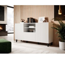 PAFOS KOMODA 150 2D1S BIAŁY MAT/ BIAŁY MAT