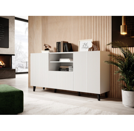 PAFOS KOMODA 150 2D1S BIAŁY MAT/ BIAŁY MAT