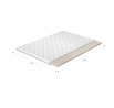 Topper Latex 180x200 Hipoalergiczny pokrowiec Microfibre