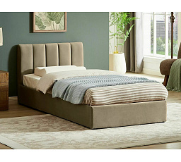 Ágy tárolóval MONTREAL VELVET 90x200 cm, Bézs Bluvel 28