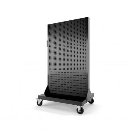 Műhelyfal, szerszámtábla MARIUSZ, 965 x 1555 x 610 mm, All Black: fekete