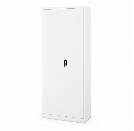 Magas fém irodai szekrény dokumentumokhoz, fehér, 900x2200x400 mm: JAN H2200 Magas fém irodai szekrény dokumentumokhoz, fehér, 900x2200x400 mm: JAN H2200