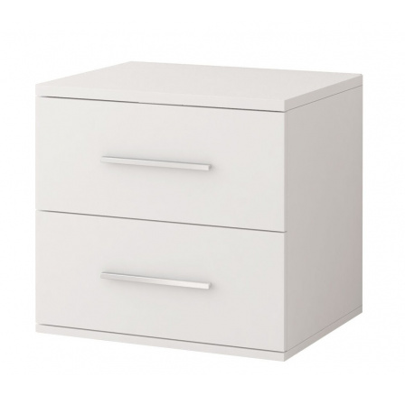 OMEGA I éjjeliszekrény - 22, Fehér/Fehér