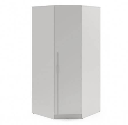 Sarokszekrény BRAGA 4 Szürke fém fogantyúval