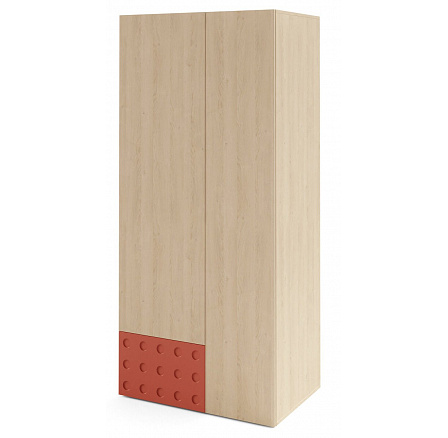 SALSA SL2 gardróbszekrény, Keksz tölgy/Eukaliptusz/Salsa