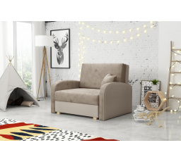 Rozkládací křeslo Vivian Soft I - béžová