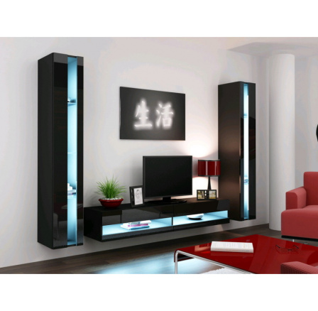 Obývací stěna VIGO NEW 3 - černá