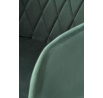 Étkezőszék K558, Zöld/Fekete