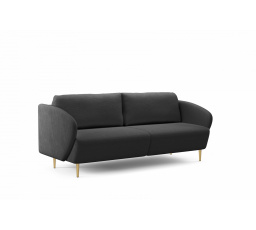 Kanapa z funkcją spania Naolia - Magni 206.16 / złote nóżki