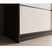 Tolóajtós szekrény Etna 250 Fekete+Fehér