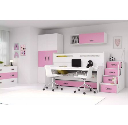 MAX 1 3 OSOBOWY RAMA RÓŻOWY 80 X 200 KPL