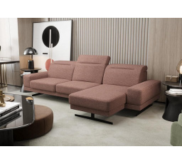 NAROŻNIK FIORE MINI 265x180 CM - Odcienie różu , prawa