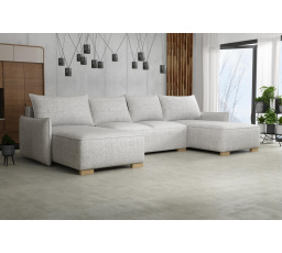 Sedací souprava Forest U světle šedá