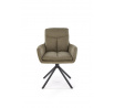 Forgó étkezőszék K536, Olíva/Fekete