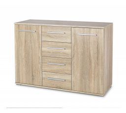 LIMA KM-4 komód, sonoma tölgy