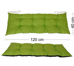 Podsedák 120x40 světle zelený melír