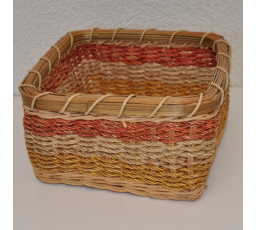 Košík ratan - juta