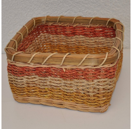 Košík ratan - juta