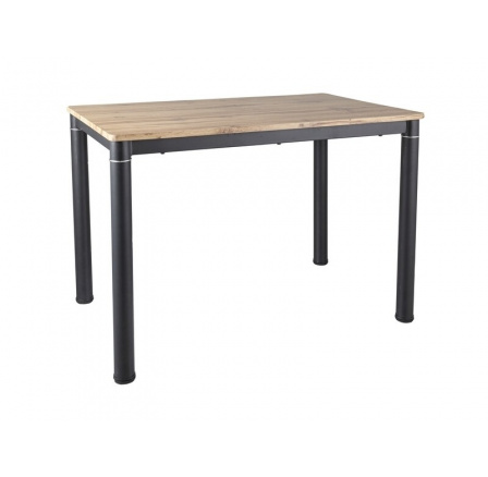 STÓŁ DAMAR DĽB ARTISAN/CZARNY MAT 110X70 STÓŁ DAMAR DĽB ARTISAN/CZARNY MAT 110X70
