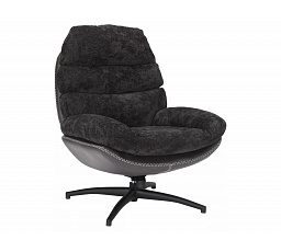 GISELLE fotel, Fekete 242/Fekete Ekobőr 244