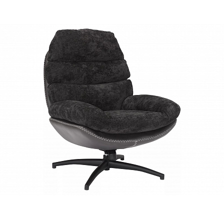 GISELLE fotel, Fekete 242/Fekete Ekobőr 244