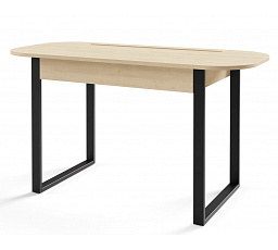 SALSA SL14 íróasztal nyitható asztallappal, Vajas tölgy/Eukaliptusz/Salsa
