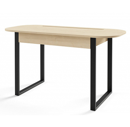 SALSA SL14 íróasztal nyitható asztallappal, Vajas tölgy/Eukaliptusz/Salsa