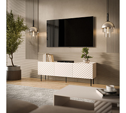 LUCCA 165 3D TV-szekrény, kasmír